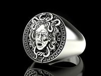 Medusa Gorgon Ring | 3D