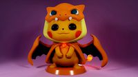 Pikachu cosplay Charizard | 3D