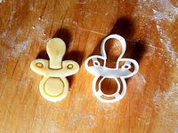 Baby pacifier cookie cutter | 3D