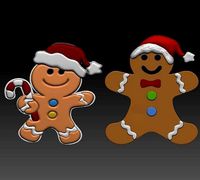 christmas biscate decoration 3d model3d | 3D