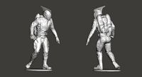 2x THE ROCKETEER toy soldiers | 3D