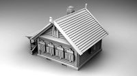 Slavic house | 3D