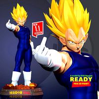 Angry Vegeta | 3D