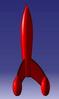 Rocket Tintin | 3D