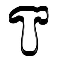 0175 Hammer 01 cookie cutter | 3D