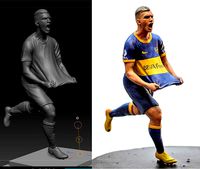 Futball soccer player | 3D