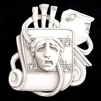 artist painter logo | 3D