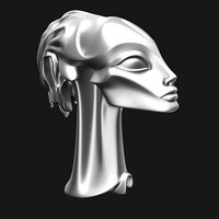 Alien lady Giger replica | 3D