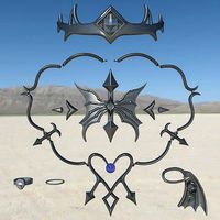 Castlevania Lenore jewelry and accessories 3D models set | 3D