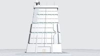 -MHB05C- Mecha Hangar Bay 05 SciFi-BLDG customizable Gift Box | 3D