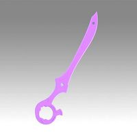 Kill La Kill Nui Harime Cosplay Weapon Prop | 3D