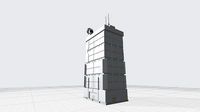 -MHB05F- Mecha Hangar Bay 05 SciFi-BLDG Fixture Gift Box | 3D