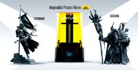 Anycubic Mono 4K 3D Printer + Sylvanas + Gul'dan