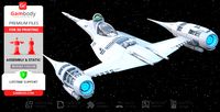 The Mandalorian's N-1 Starfighter 3D Printing Model | Assembly