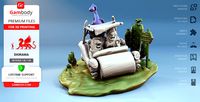 The Flintstones 3D Printing Figurines in Diorama | Assembly