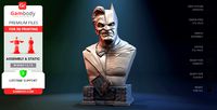 Batman vs Joker Bust 3D Printing Figurine | Assembly