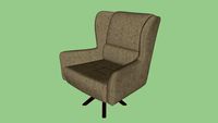 Poltrona Lorena - Base Orby