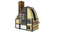 Catenary Hybrid Wood Gas Kiln