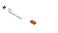 01M Face brick, modular