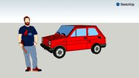 automovil papercraft