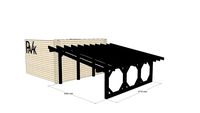 Навес для авто / canopy for cars - arbor