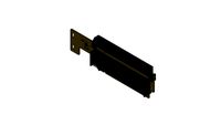 CPayne Low Profile Bifurcated PCIe x8x8 riser offset