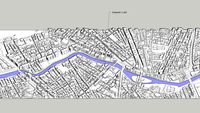1/100 scale model of Eskisehir, Adalar District