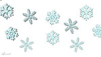 FLOCON de NEIGE 3D