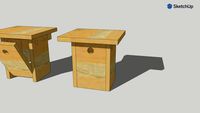 Peterson bluebird House. Woodworking
