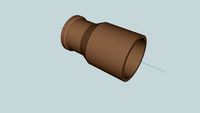 Long Solderable PVC Water Reduction Bushing