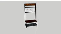 Jed Hall Tree with Bench and Shoe Storage