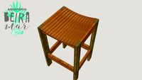 High Slat Bench