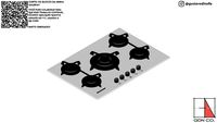 Cooktop Brastemp Vitreous