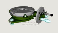 Rundtisch mit Teileinrichtung / Rotary Table with Dividing Unit