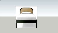 Maren Olive Kids Full Cane Bed - Double