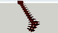 Escalier 1/4 tournant