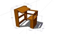 Pupitre plegable