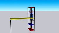 Red and Blue Study table Furniture