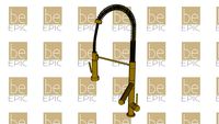 Torneira Monocomando para Cozinha Bica Dupla Giratória Dourado - Rubinettos Código: RB3363-3363 Há