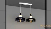 Ceramoon02 (B) (Br) Pendant light Nj Lighting(v-ray)