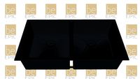 Cuba para Cozinha Primaccore Farm Sink Nano Black - DeBacco