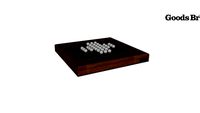 182009#Jogo Resta Um Em Madeira Nogueira E Recouro Café