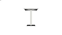 Selecta Bistro Table 36H White Aluminium 40770/1 - Akula Living