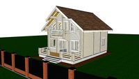 Двойной брус. Деревянный дом. Log house. Wooden house