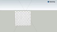 1' Hexagon Backsplash