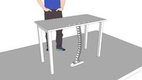 ESCRITORIO CON VERTEBRA