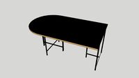 DESKER_DSTC1710R_FKFK(ROUND BIG TABLE BRIDGE POWER OUTLET_1700*D1000)