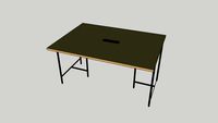 DESKER_DSTC1410_GGFK(BIG TABLE BRIDGE POWER OUTLET_1400*D1000)