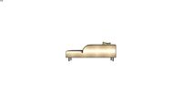209850 - KOTA BUSINESS - Méridienne professionnelle beige