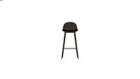 199906 - CLYDE BUSINESS - Chaise de bar professionnelle style scandinave gris clair